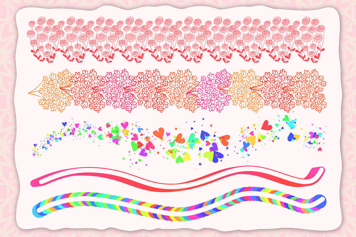 Love Lab Kit - Procreate Brush Set, a Brush Add-On by cugypress (Photo 6 of 7)