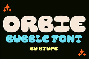 Orbie - Bubble Display Font