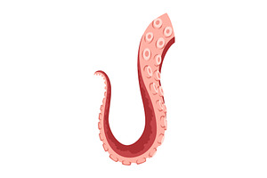 Octopus tentacles or sea squid icon, an Animal Illustration by the8monkey