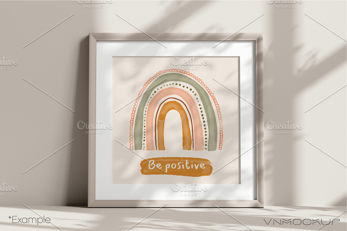 Boho Frames Bundle - 27 Mockups, a Print Template by VNmockup (Photo 4 of 8)
