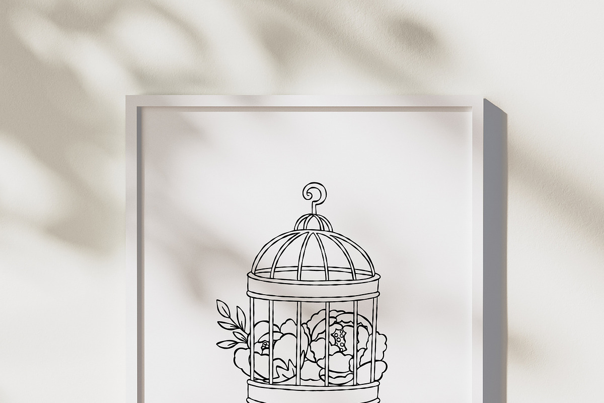 Peach Fruit Tea Clipart Line Art, a Food Illustration by TitaLivingArt (Photo 8 of 9)