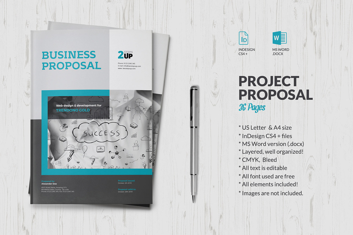 Proposal, a Brochure Template by Sabin (Photo 1 of 12)
