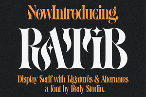 Ratib Modern Serif Font