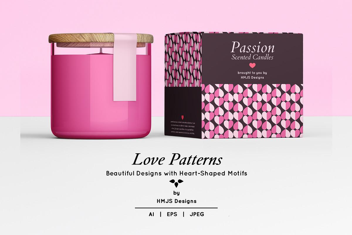 Love Patterns, a Pattern Graphic by HMJS Designs (Photo 1 of 7)