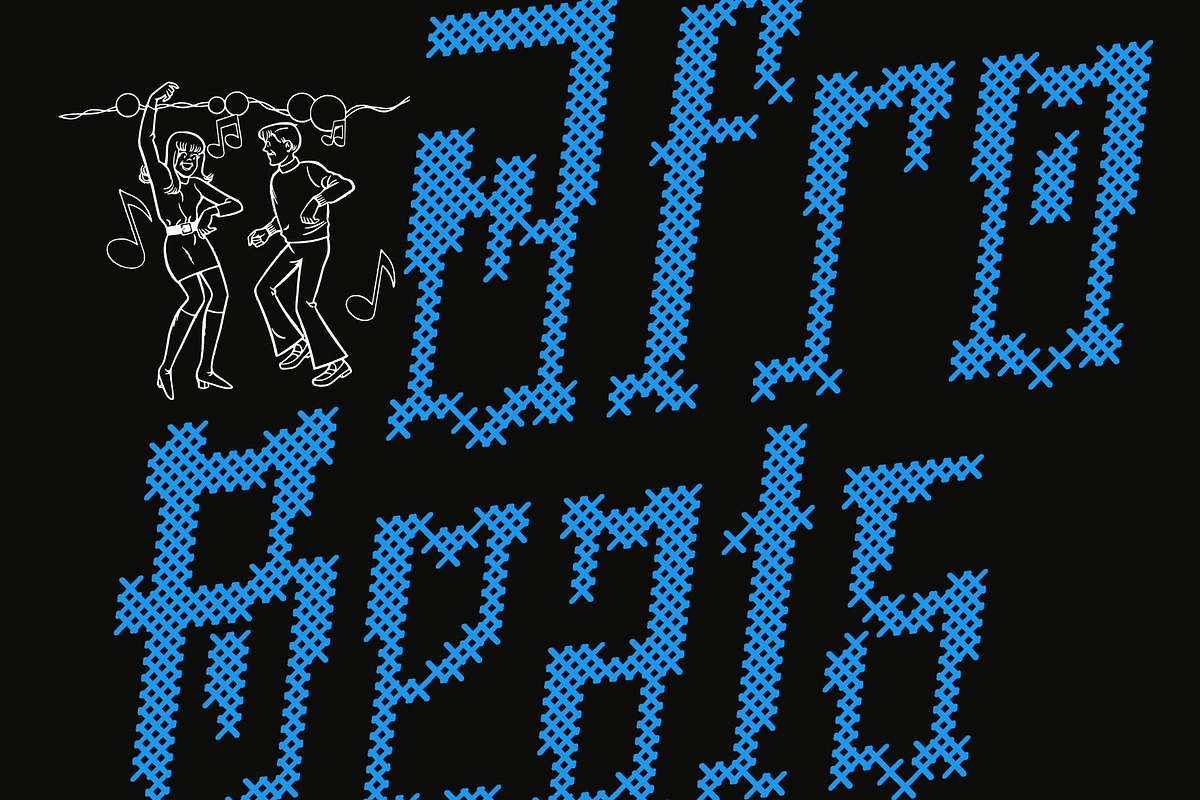 CS Densmore Stitched, a Sans Serif Font by Craft Supply Co. (Photo 3 of 8)