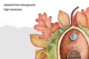 Fairy tale nut houses, a Food Illustration by Dashamoony (Thumbnail 2 of 2)