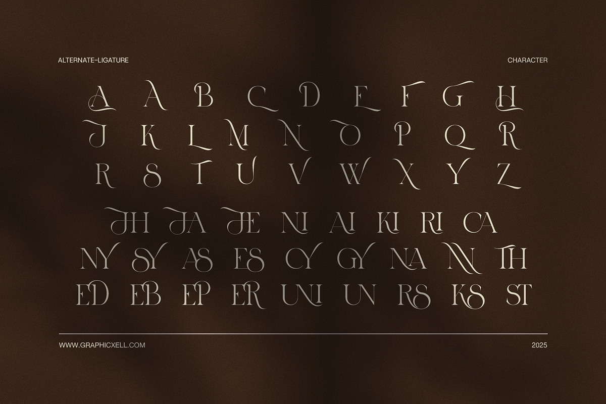 Royal Stylish Serif Font, a Serif Font by Elegant Font (Photo 8 of 8)