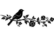 Birds on Branch Vector Collection, an Illustration by Designer_Momina (Thumbnail 7 of 21)