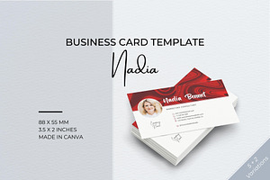 Business Card Canva Template