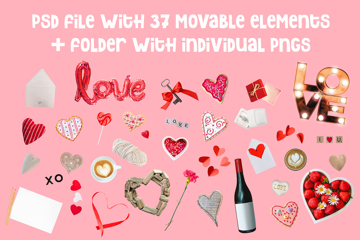 Valentine Scene Creator, a Templates & Theme by Brushed Rose (Photo 7 of 7)