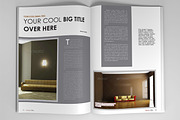 Simple Magazine Template, a Magazine Template by GreenDesign (Thumbnail 5 of 5)