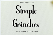 Simple Grinches, a Handwritten Font by InermediaSTUDIO (Thumbnail 1 of 8)