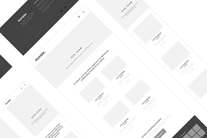 Axure Responsive Corporate Template3