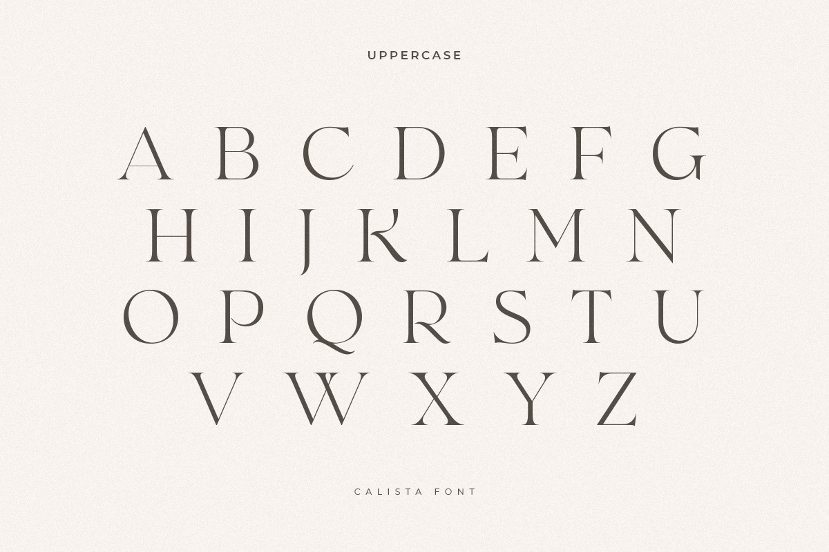 Calista - Classy Elegant Font, a Serif Font by Sensatype (Photo 17 of 21)