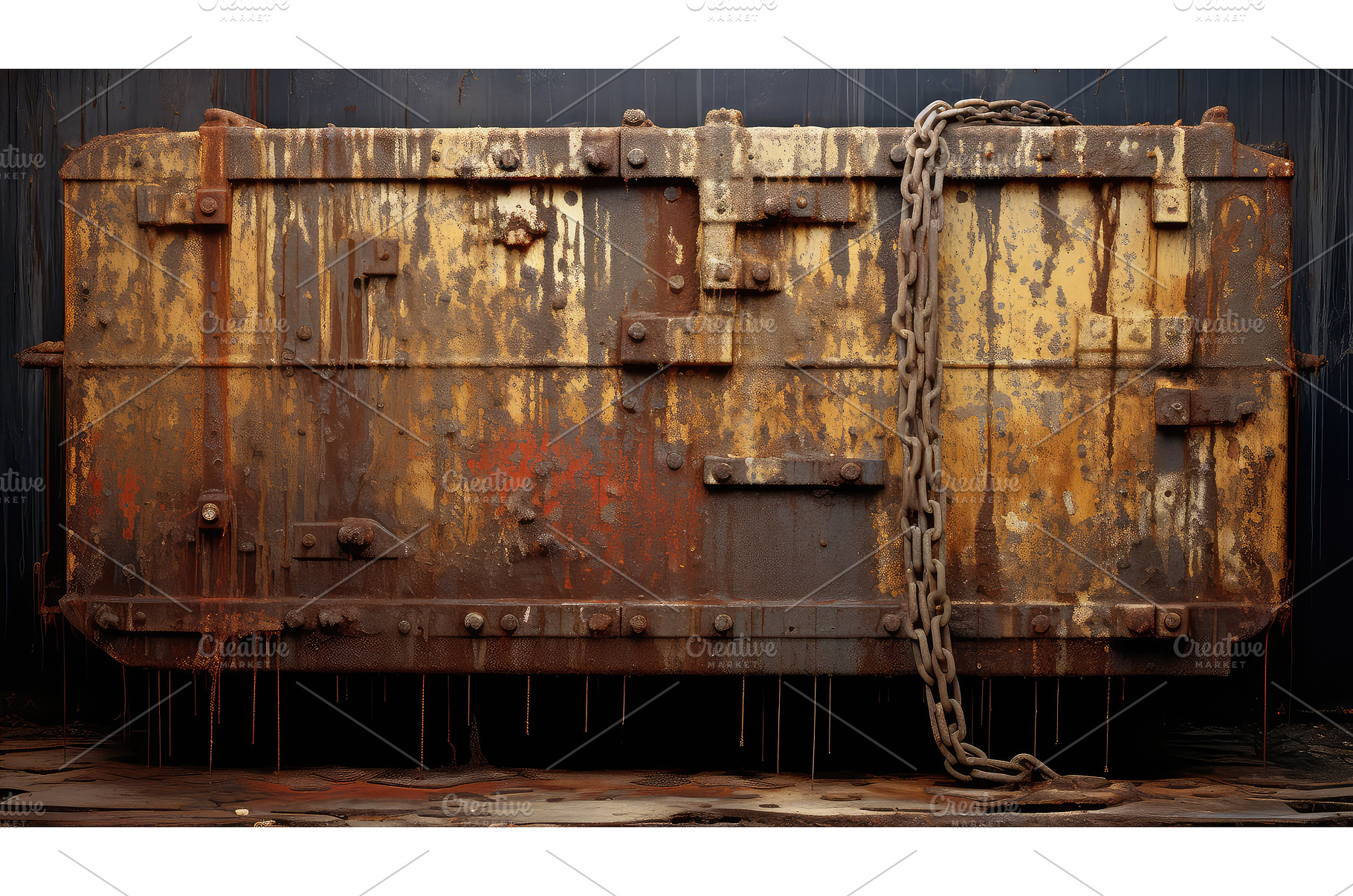 rig traveling block oil ai generated, an Industrial Photo by pikepicture