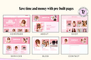 Retro Pink Wix Template, a Wix Template by Template Twist Shop (Thumbnail 8 of 10)