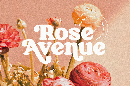 Rose Avenue Font, a Serif Font by Sam Parrett