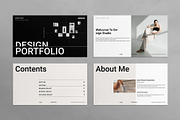 Graphic Design Portfolio Template, a Presentation Template by E-Type (Thumbnail 2 of 6)