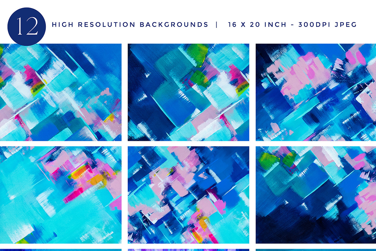 Jewelled Tones Abstract Backgrounds, a Texture Graphic by Carla Fern Designs (Photo 4 of 9)