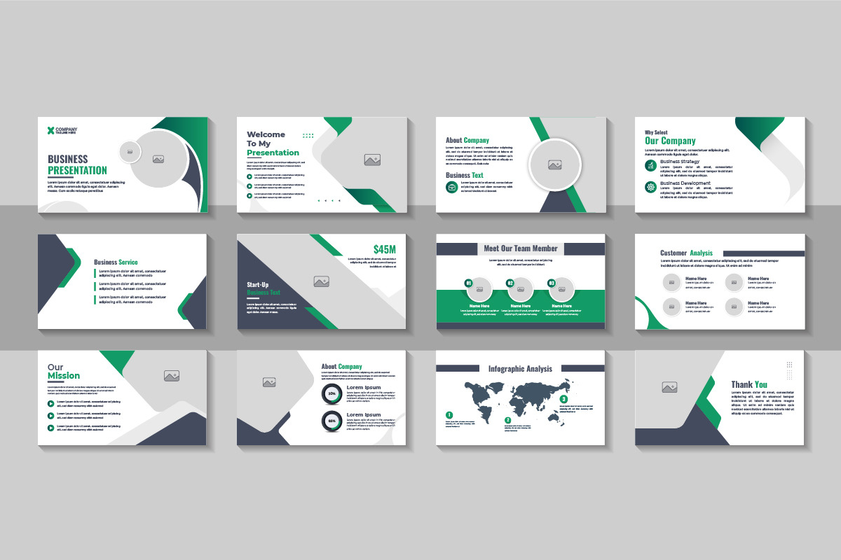 PowerPoint Presentation Template, a Presentation Template by Pavel_design