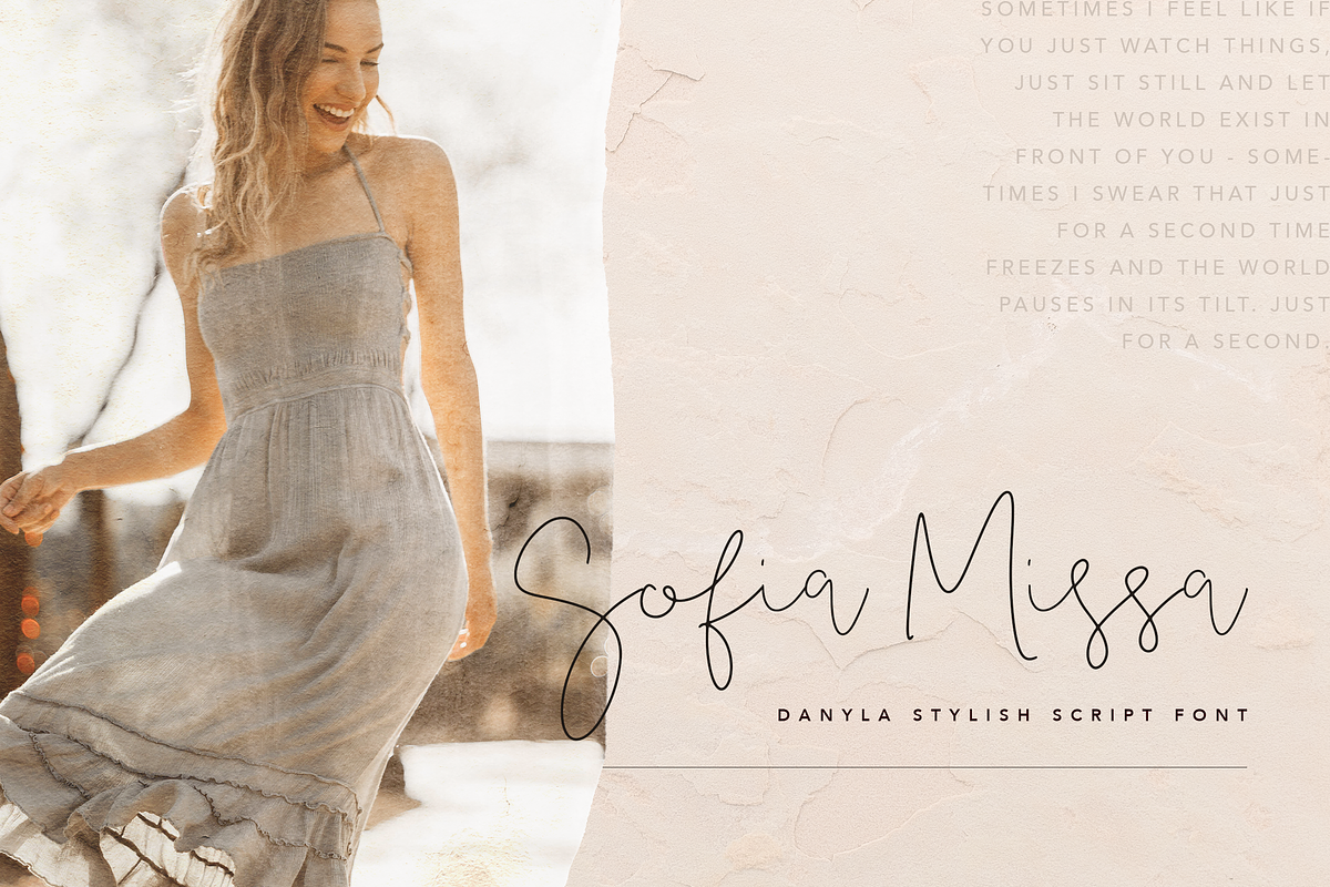 Danyla Stylish Signature Font preview 2