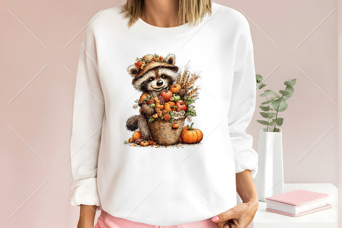 Whimsical Thanksgiving Clipart PNG, a Seasonal Illustration by Canvas Craft (Photo 6 of 10)