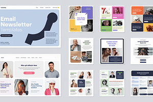 9 Email Newsletter Templates Bundle