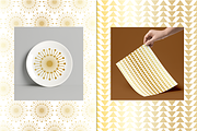 Seamless Gold Mod Geometrics, a Pattern Graphic by Melissa Held Designs (Thumbnail 2 of 6)
