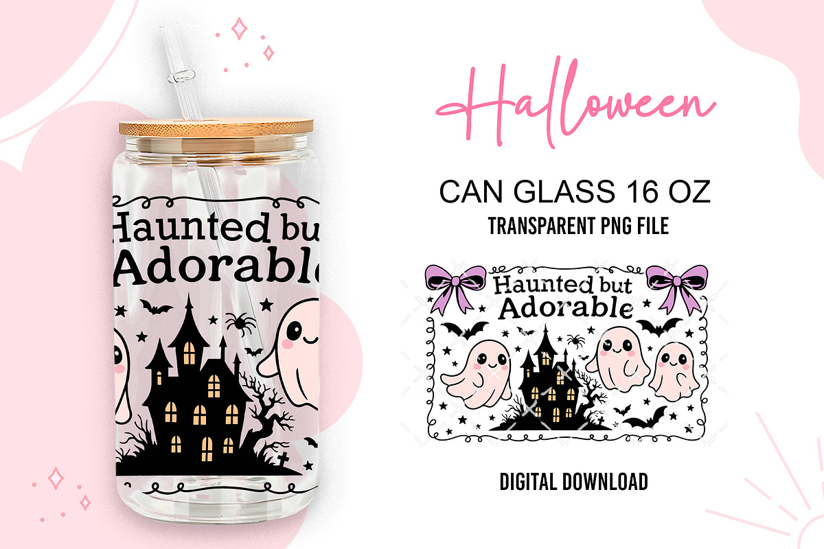Haunted But Adorable Ghost PNG, a Pattern Graphic by TumblerArtDS (Photo 2 of 3)