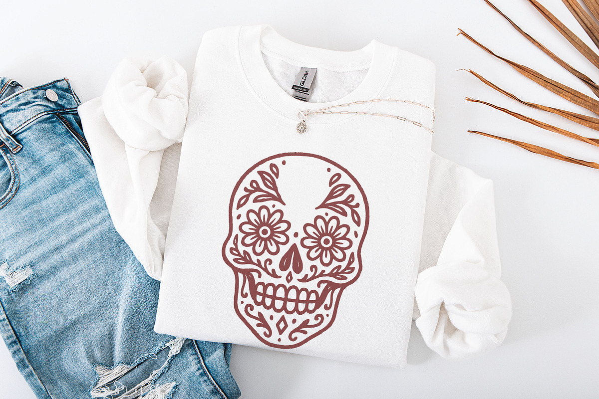 Day Of The Dead Skull PNG, Sugar, an Illustration by SharpMarketplace (Photo 4 of 9)