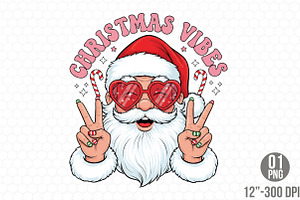 Pink Santa Claus PNG, an Illustration by Designking