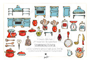 Cooking Chef's Kitchen Bundle PNG, a Food Illustration by KaramfilaS (Thumbnail 3 of 7)