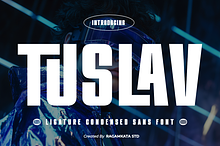 Tuslav – Ligature Condensed Sans