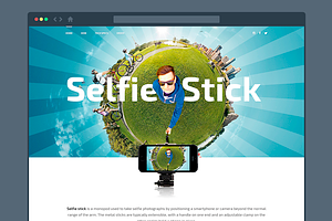 Selfie Stick — Responsive HTML/CSS, a HTML Template by PhotoShop
