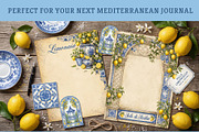 Mediterranean Lemons Journal Kit, an Object Graphic by Traveling Designer (Thumbnail 2 of 6)