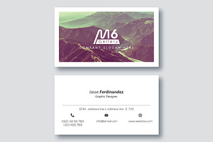 Nature Business Card Template- S37