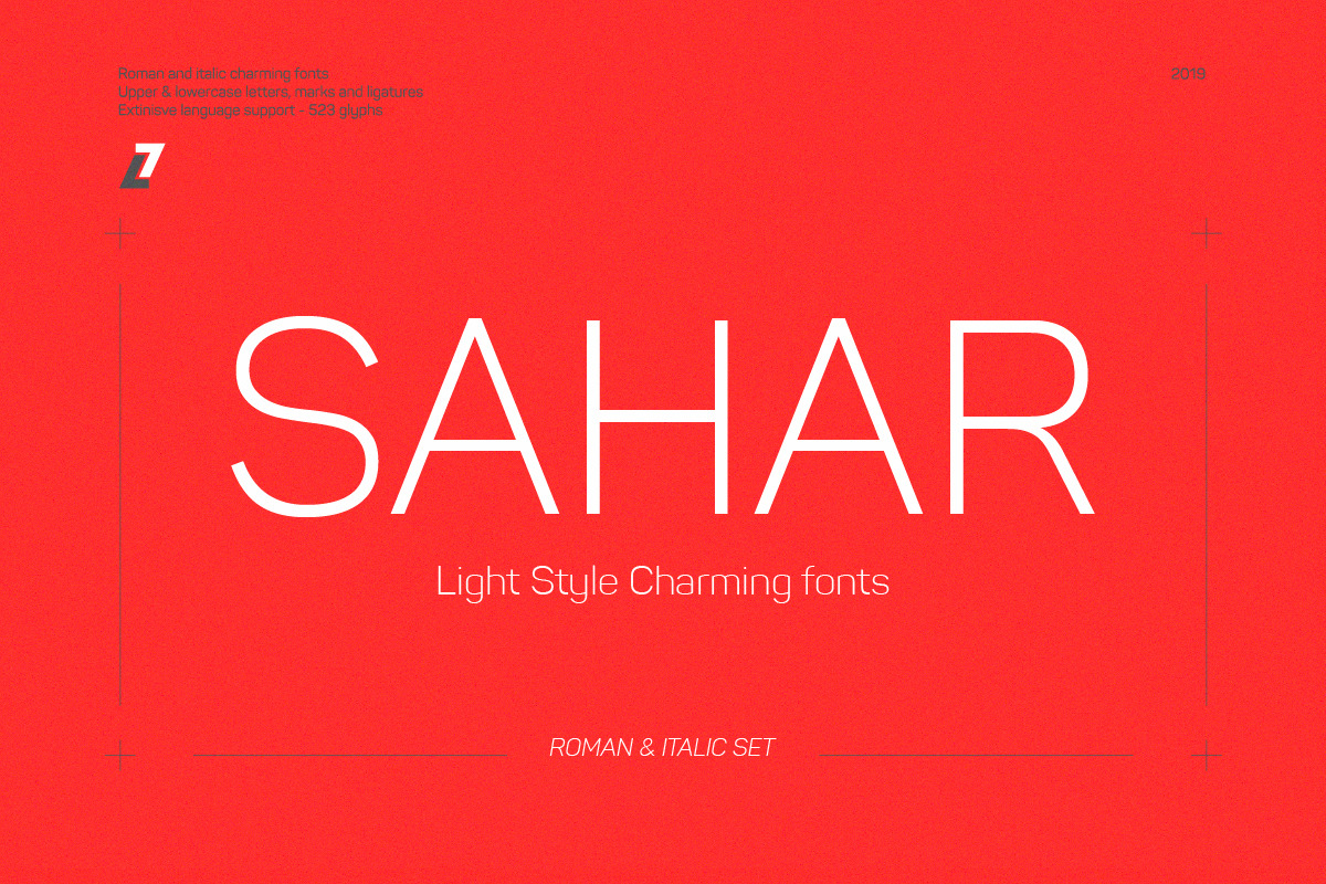 Sahar Light (Roman & Italic)
