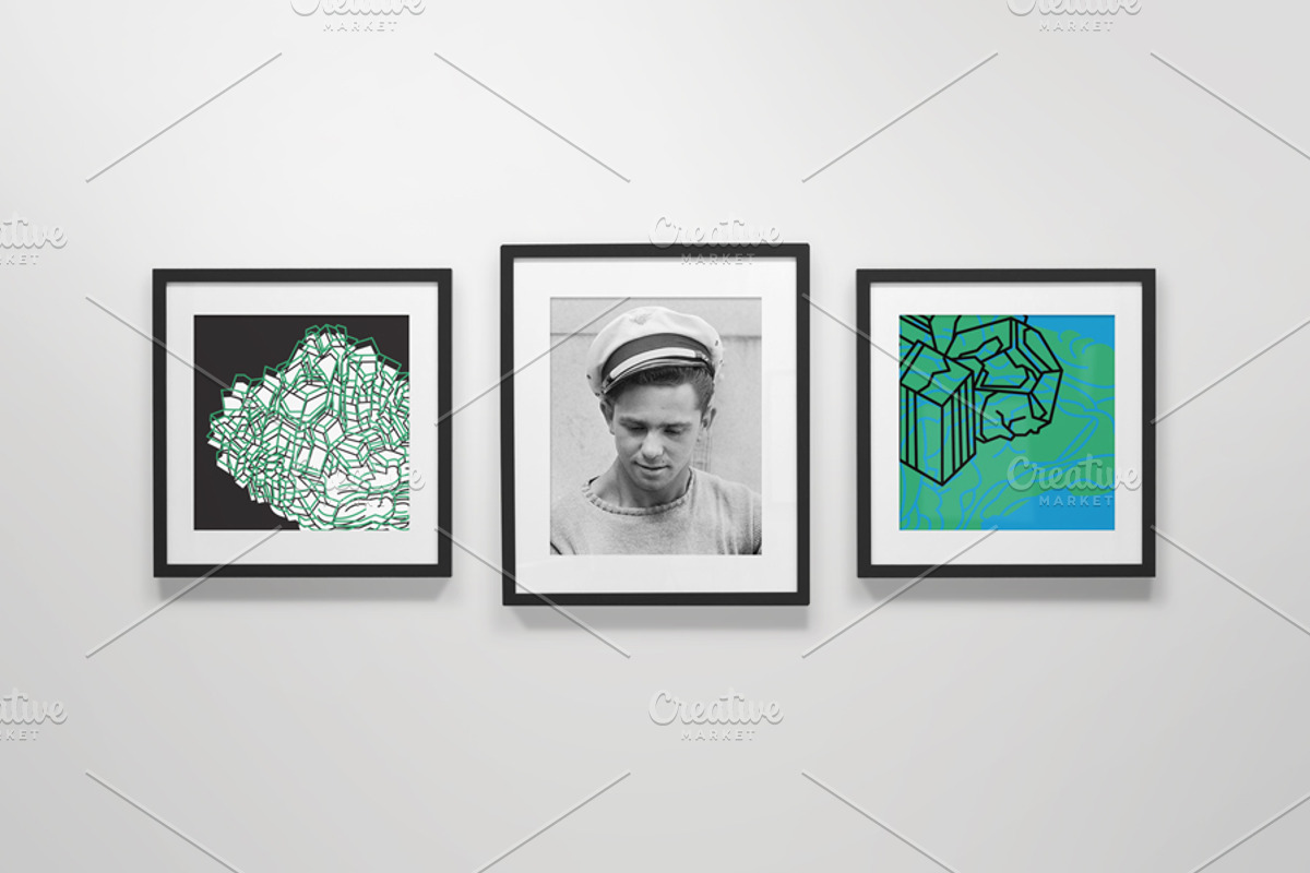 Frame Gallery Mockup - 02, a Print Template by Formelier (Photo 1 of 4)