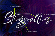 Thinkers - a Dry Brush Font, a Script Font by Vava Aryanto (Thumbnail 4 of 12)