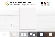 Poster Mockup Bundle with 4 Layouts, a Product Mockup by MelissaBMockups (Thumbnail 1 of 9)