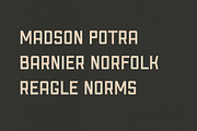 Madson - Masculine modern typeface, a Sans Serif Font by CCS Type (Thumbnail 15 of 16)