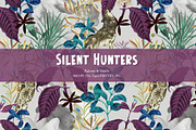 Silent Hunters Pattern & Motifs, a Pattern Graphic by GND ART STUDIO (Thumbnail 1 of 8)