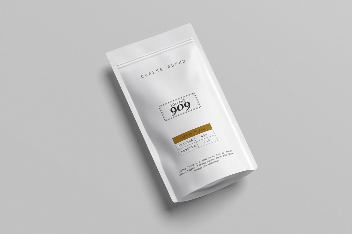 Standing Pouch Mockup, a Packaging Mockup by rahmatmoscae (Photo 3 of 11)