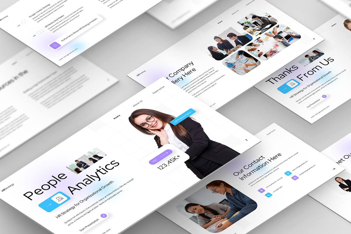 HR Strategy Presentation, a Presentation Template by Annora Studio (Photo 6 of 7)