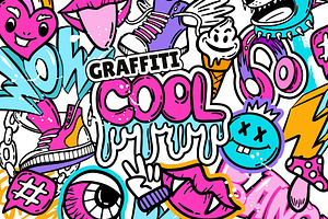 Graffiti Art. Pattern Collection