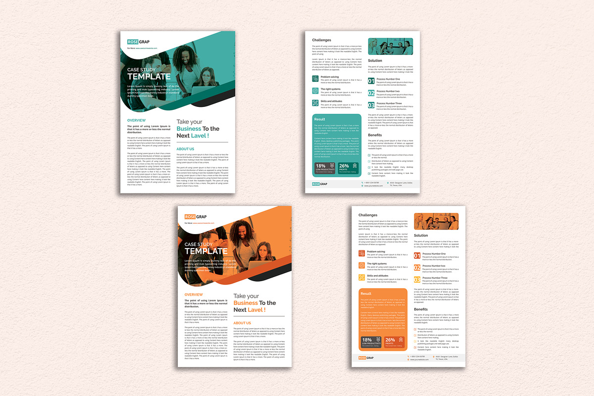 Case Study Template preview 4