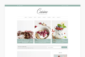 Cuisine - Blog & Recipe Theme