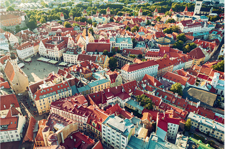 Aerial View of Tallinn, an Architecture Photo by Nature and travel