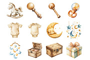 Neutral Baby Watercolor, an Illustration by Design Market (Thumbnail 3 of 3)