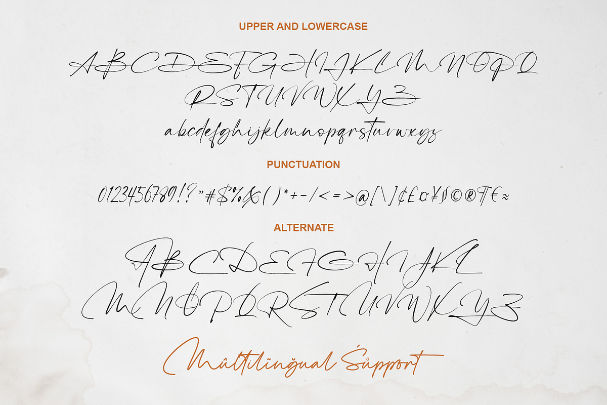 The Billion | Stylish Signature, a Script Font by Lemonthe (Photo 9 of 10)